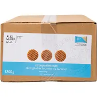 Alex Meijer - Stroopwafels Mini Verpakte Koekjes - Doos 150 Stuks - Koffiekoekjes - Koffie - Koek - Grootverpakking - Stroopwafeltjes - Wafeltjes - Stroop