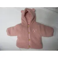 Noukie'S - Winter jas - Meisje - Roze - Sherpa - Poesje- 6 maand 68