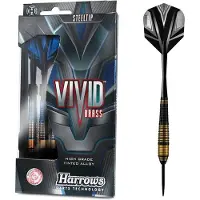 Harrows Vivid Black Brass - Dartpijlen - 21 Gram