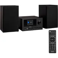 Medion P85003 - Micro Audio Systeem - DAB+ - WiFi - CD Speler - Bluetooth - Zwart