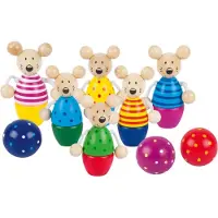 Goki Kegelspel - Muizen - 9 Delen - 3 Jaar