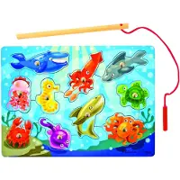 Adlibris Houten Visspel Magnetisch