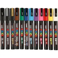 Posca Uni Posca Uni Posca Verfmarker 3M Set Multi 12 stuks