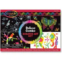 Toy Partner Scratch Art Set Deluxe Veelkleurig
