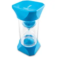 Learning Resources zandloper speelgoed - Jumbo Sand Timer 1 minuut blauw. - 3+