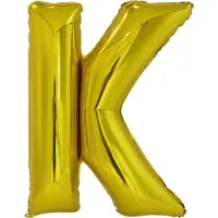 Amscan Folieballon Letter K 100 X 79 Cm Goud
