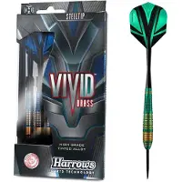 Harrows Vivid Green Brass - Dartpijlen - 22 Gram