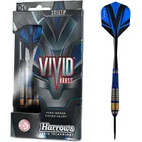 Harrows Vivid Blue Brass - Dartpijlen - 21 Gram