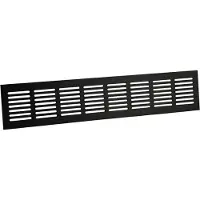 Nedco Plintrooster 40X8Cm Alu Zwart