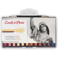 CONTÉ À PARIS Sketching Pastelkrijt Set Portrait