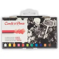 Conte - 12 Crayons - Assorti