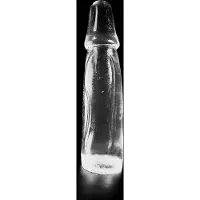 Dark Crystal Dildo 33 x 8,5 cm - transparant
