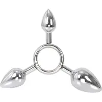 Kiotos - Triple O Driedubbele buttplug Van Aluminium
