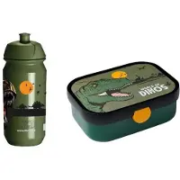 Mepal Dino Lunchbox en JQ Bidon 500ML Dino Voordeelset - Dinosaurissen -