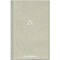 Aurora Notitieboek a5 lijn 192 pagina's 80g grijs | 8 stuks