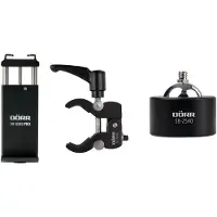 Dörr Stativ Smart Holder Kit, 3-teilig Passieve houder Mobiele telefoon/Smartphone Zwart