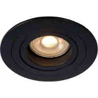 Lucide TUBE - Inbouwspot - Ø 9,2 cm - 1xGU10 - Zwart