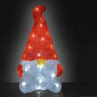 Monzana LED acryl kabouter, kerstversiering, kerstsfeer, kerstdecoratie