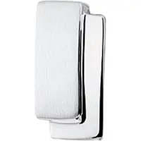 The Jewelry Collection Hanger Poli/mat - Zilver