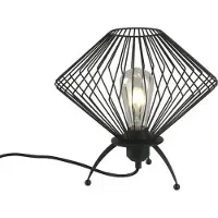 LumenXL Industriële tafellamp met zwart metaal - Spider