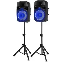 Power Dynamics Geluidsinstallatie - VPS122 actieve 800W Bluetooth geluidsinstallatie met mp3 speler