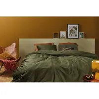 Beddinghouse Cosy Corduroy Dekbedovertrek Groen 60 x 70 cm