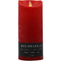 Peha LED kaars | 18 cm | PEHA (Bewegende vlam, Timer, Rood)