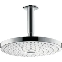 Hansgrohe Raindance Select S 240 2jet Hoofddouche - Plafondmontage - Chroom / Wit