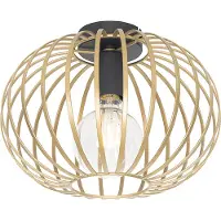 QAZQA Design plafondlamp goud 30 cm - Johanna