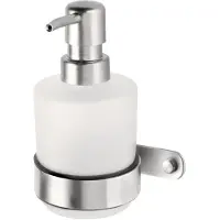 Haceka IXI zeepdispenser RVS geborsteld