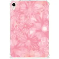 B2Ctelecom Back Cover voor Apple iPad mini 6 (2021) Siliconen Hoesje Spring Flowers