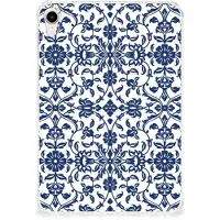B2Ctelecom Apple iPad mini 6 (2021) Siliconen Hoesje Flower Blue