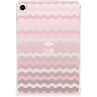 B2Ctelecom Apple iPad mini 6 (2021) Hippe Hoes Waves Roze