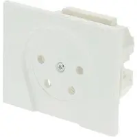 Berker K1 CONTACTDOOS INBOUW TELEFOON POLARWIT