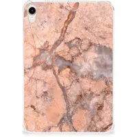 B2Ctelecom Apple iPad mini 6 (2021) Tablet Back Cover Marmer Oranje