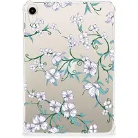 B2Ctelecom Apple iPad mini 6 (2021) Uniek Siliconen Hoesje Blossom White