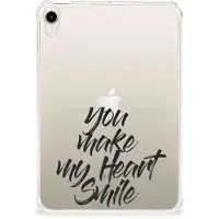 B2Ctelecom Apple iPad mini 6 (2021) Back cover met naam Heart Smile