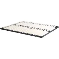 Vente-unique Lattenbodem - te monteren 140 x 190 cm - 2 x 19 latten - zonder poten - zwart