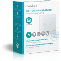 Nedis Smart Wandschakelaar | Duo | Max. 300W | Wit