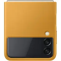 Samsung Galaxy Z Flip 3 Back Cover Leer Geel