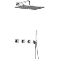 Hotbath Gal IBSGL70CR inbouwdouche met 27x40cm hoofddouche chroom
