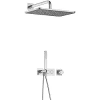 Hotbath Gal IBS41 Inbouw Doucheset Met 2 Pushbuttons Met Gl106 - Chroom - Kranen, Douchekranen, Douchesets, Inbouw Douchesets - 8720512338645 - Kranen, Douchekranen, Douchesets, Inbouw douchesets