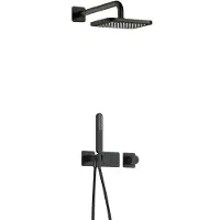 Hotbath Gal IBS41BGP inbouwdouche geborsteld gunmetal PVD