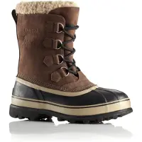Sorel Laarzen 'Caribou' bruin / zwart / wit