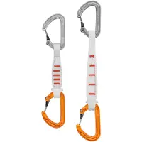 Petzl - Ange S Quickdraw 17 cm - Klimset 17 cm, grijs/oranje