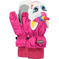 Barts - Kinder skihandschoenen - Nylon Mitts 3D Fuchsia voor Unisex - Kindermaat 2-3 jaar - Roze