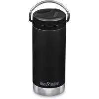 Klean Kanteen TKWide 12oz (355mL) - Twist Cap - Isoleerfles Black One Size