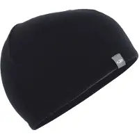 Icebreaker Muts Pocket Hat Black Gritstone Heather