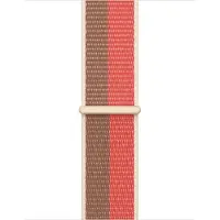 Apple Watch 38/40/41 mm Nylon Sport Loop Horlogeband Pomelo/Sahara-beige