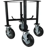 Yakiniku Kamado Onderstel - XLARGE - All Round - 22 inch - RVS - Kamado Onderstel met Wielen